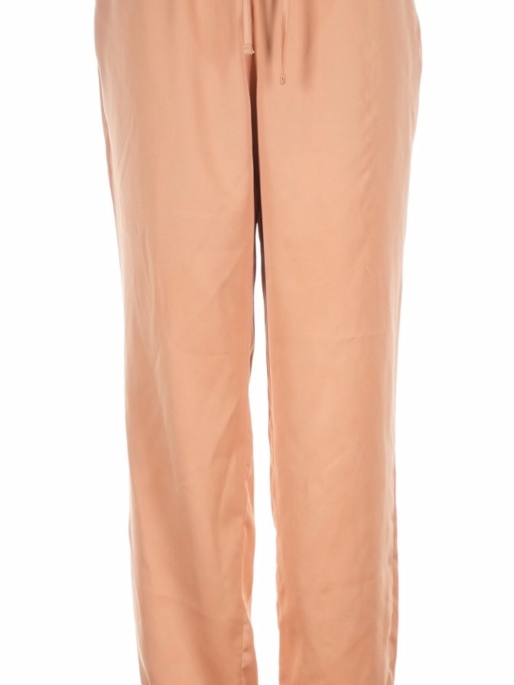 Banana Republic Satin Drawstring Pants in Peach (Women’s Small)